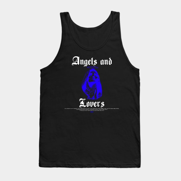 ANGELS AND LOVERS BLUE Tank Top by Metrikks